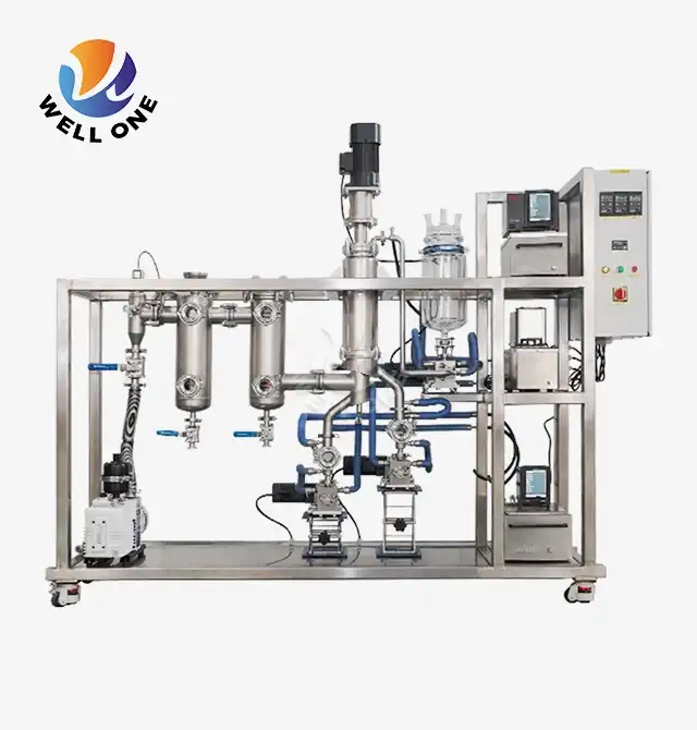 What are the advantages of molecular distillation?